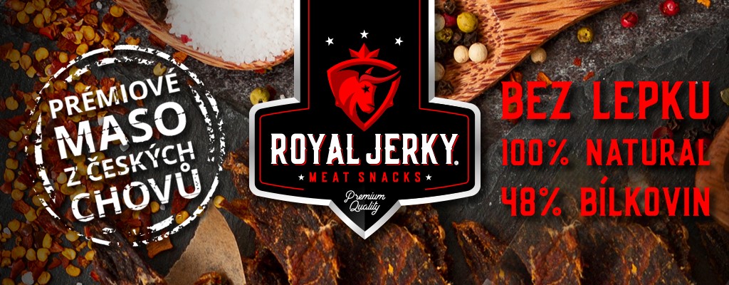 royal jerky banner CZ